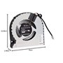 Ventilateur Fan d'ordinateur Portable Compatible avec Acer Nitro AN515-52