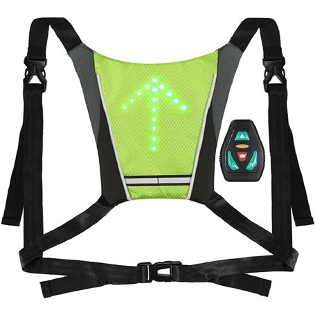 AMNN Gilet de Cyclisme à LED
