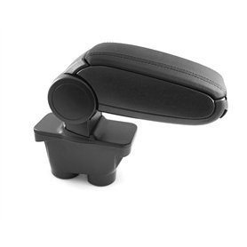 Accoudoir central Console centrale Boîte de rangement en cuir Noir Pour 208 2012-2019 Accoudoir central Console centrale Boîte de rangement en cuir Noir Pour 208 2012-2019