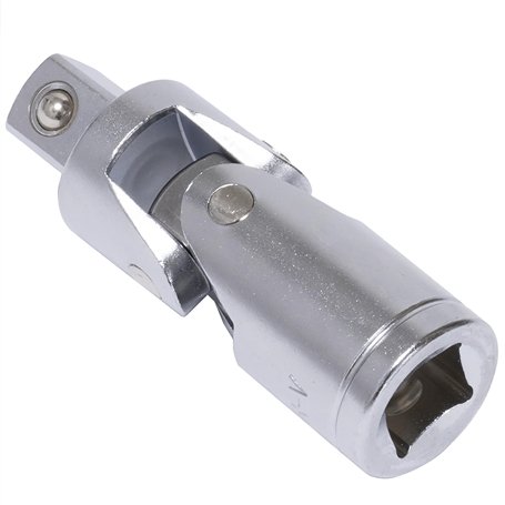AERZETIX - C68544 - Adaptateur cardan 1/2" de douille à tête articulée pour clé à cliquet - en acier CR V50BV30 - couleur argent