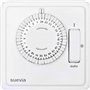 Programmateur horaire pour Montage encastré Suevia SU280447 analogique Programme journalier 1200 W IP20 Programme on/Off/Auto