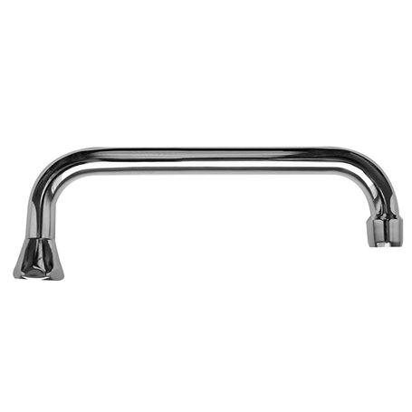 400114 Schläfer | Bec de Robinet Mural Universel Chromé avec aérateur en forme de U pour eau sanitaire