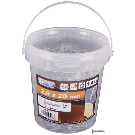 Connex B30058 Clous à tête large pour carton goudronné 2