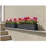 Jardiniere  - Balconera cottage 80 - Kit complet - Granit - 12L - LECHUZA