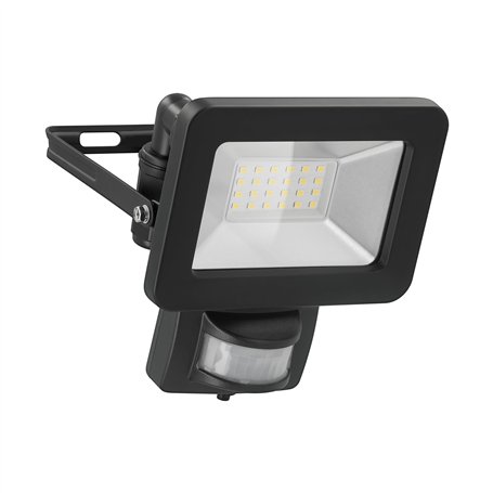 goobay 53879 Projecteur LED avec détecteur de mouvement 20 W Lumière blanche neutre 4000 K 1700 lm Angle d'éclairage 100° Indice