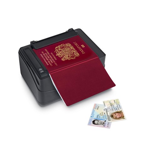 Plustek X-Mini - Scanner de Passeport et de Carte d'identité