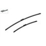 Bosch Balais d'Essuie–Glace Plats Aerotwin A077S, Longueur: 750mm/500mm – 1 Paire de Balais avant