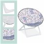 Relaxdays Fauteuil pour Enfant, Pliant, éléphants, HLP : 47 x 50 x 48 cm, pour intérieur ou extérieur, Multicolore