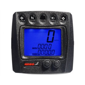KOSO XR SA Compteur de vitesse Numérique Affichage huile Bleu 199 km/h