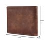 Fossil Portemonnaie pour homme Derrick, cuir Bifold brun 11.43 cm L x 1.9 cm W x 8.89 cm H ML3771200
