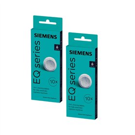 Siemens EQ.series TZ80001A Lot de 2 tablettes de nettoyage pour un arôme optimal 22 g