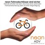 nean Antivol de vélo en U avec support et 2 clés de sécurité, Ø 12 mm, 207 x 138 mm, noir