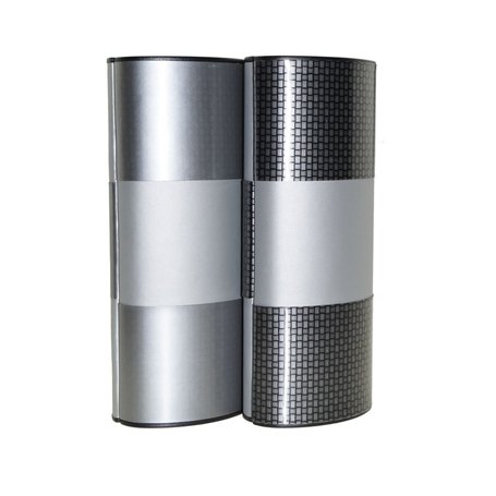 Zaubercase LOGIC Étui à lunettes rigide bicolores en carbone Argenté