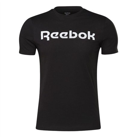 T-shirt à manches courtes homme Reebok Graphic Series Linear Logo Noir