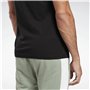 T-shirt à manches courtes homme Reebok Graphic Series Linear Logo Noir
