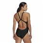 Maillot de bain femme Adidas 3S Mid Suit Noir