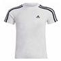 T shirt à manches courtes Adidas Lk 3S Co Blanc