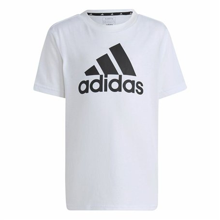 T-shirt à manches courtes unisex Adidas Lk Bl Co Blanc