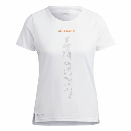 T-shirt à manches courtes femme Adidas Agr Shirt Blanc