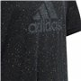 T shirt à manches courtes Enfant Adidas Noir