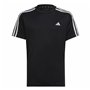 T-shirt à manches courtes enfant Adidas Essentials 3S Noir