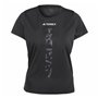 T-shirt à manches courtes femme Adidas Agr Shirt Noir