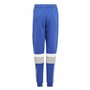 Pantalon de sport long Adidas 3 Bandas Tib Pt Infantil Bleu Unisexe