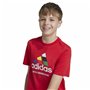 T-shirt à manches courtes unisex Adidas Tiro Nations Pack Graphic Rouge
