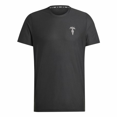 T-shirt à manches courtes homme Adidas Running Ice Cream Graphic Noir