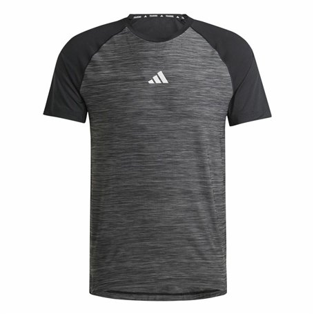 T-shirt à manches courtes homme Adidas Gym+ Training Noir Gris