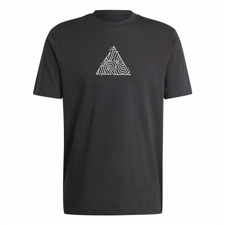 T-shirt à manches courtes homme Adidas House Of Tiro Metallic Graphic Noir