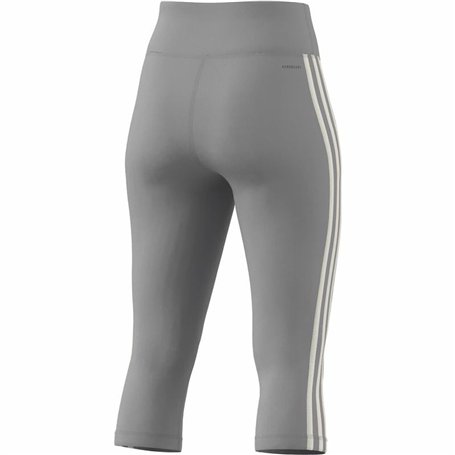 Leggings de Sport pour Femmes Adidas Train Essentials 3S 3/4 Gris