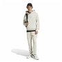 Pantalon de sport long Adidas All Szn French Terry Regular Tapered Blanc Beige Homme