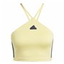 Débardeur Femme Adidas Tiro Cut Jaune