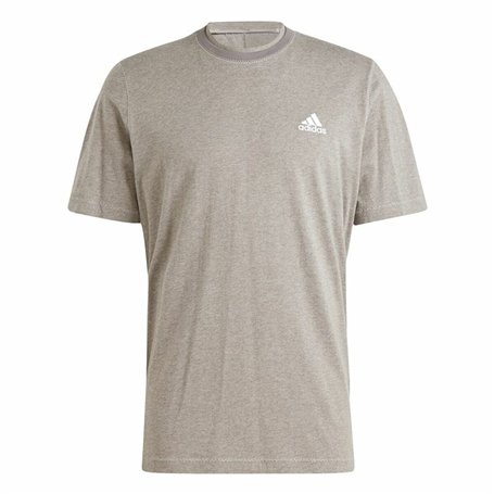 T-shirt à manches courtes homme Adidas Seasonal Essentials Marron Gris clair