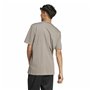 T-shirt à manches courtes homme Adidas Seasonal Essentials Marron Gris clair