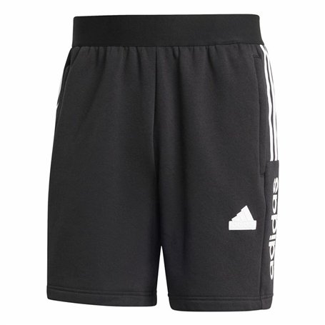 Short de Sport Adidas House Of Tiro Fleece Noir