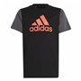 T-shirt à manches courtes unisex Adidas Essentials Noir