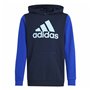 Sweat à capuche enfant Adidas Essentials Big Logo Colorblock Bleu