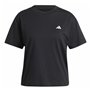 T-shirt à manches courtes femme Adidas Essentials Noir