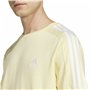 T-shirt à manches courtes homme Adidas Essentials Single Jersey 3-Stripes Jaune