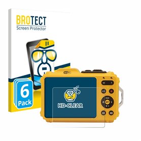brotect Protection Ecran pour Kodak Pixpro WPZ2 (6 Pièces) - Film Protection Ultra Clair