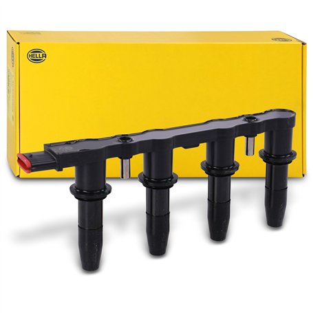 HELLA 5Da 193 175-331 Bobine D'Allumage - 12V - 6Pôle - Bloc Bobine - Vissé