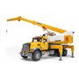 bruder 02818 - Grue Mack Granite Liebherr Camion, camion-grue, véhicule de chantier
