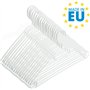 2friends Lot de 20 cintres avec crochets pivotants en plastique Blanc 41 cm