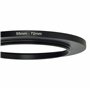 vhbw Bague d'adaptation de Filtre Step-Up de 55 mm vers 72 mm pour Objectif d'appareil Photo - Adaptateur, métal, Noir