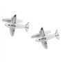 DonJordi Boutons de manchette en forme d'avion pour homme