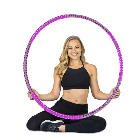 Hula Hoop Cerceau pour Adulte - Noyau en Acier Inoxydable avec Mousse de qualité supérieure - Peut être utilisé pour Le Fitness