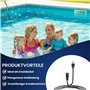 Dakana Câble de charge pour aspirateur de piscine Intex 28620 28620NP 28626 ZR100 Chargeur USB 12 V Câble de rechange Intex Batt