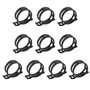 OTOTEC Lot de 10 colliers de serrage à ressort en métal pour tuyaux d'huile et tuyaux d'eau automobiles N90687001 N90655601 N016